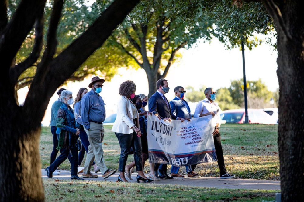DALLAS BAPTIST UNIVERSITY: DBU Honors the Legacy of Dr. King through Service and Unity Walk