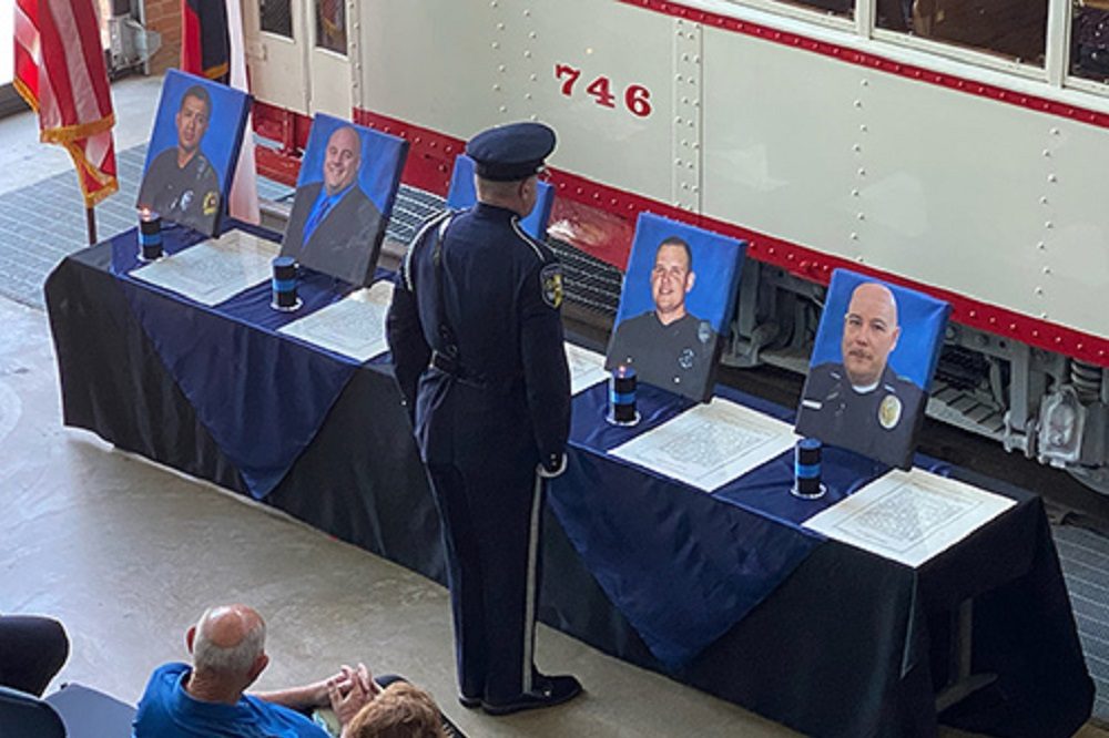 DALLAS AREA RAPID TRANSIT: DART Honors Police Officers at 5th Anniversary Memorial Service