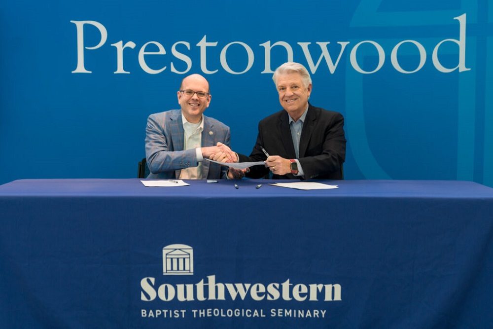 SOUTHWESTERN BAPTIST THEOLOGICAL SEMINARY:  Southwestern Seminary, Prestonwood Baptist Church announce internship partnership