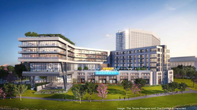 One Rangers Way Rendering. | Image by The Cordish Companies and The Texas Rangers via The Dallas Business Journal
