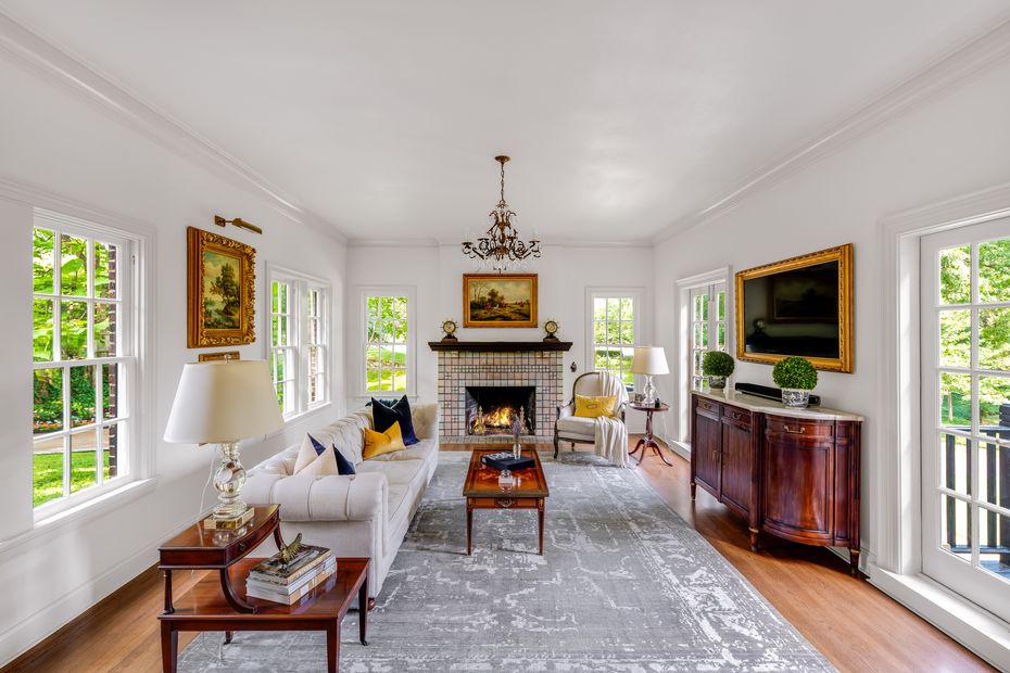 Fireplace and Living Room. | Image by Costa Christ Media via The Dallas Morning News