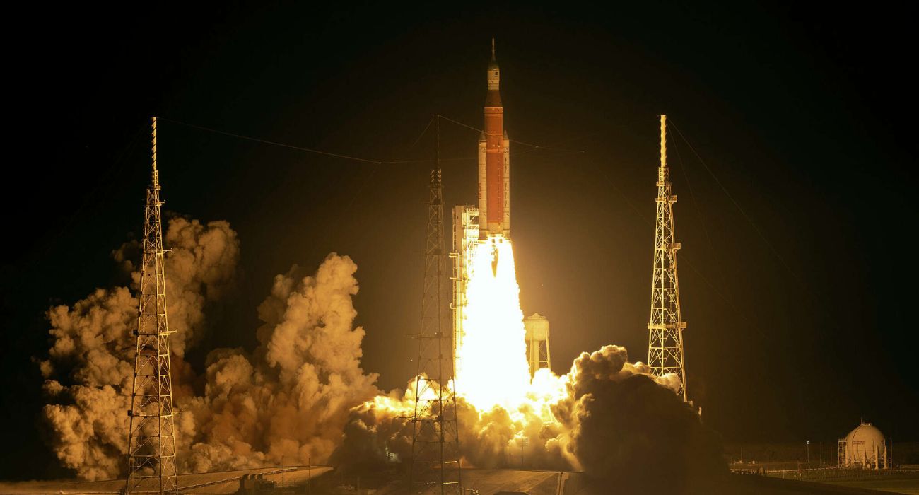 Artemis I Launches from Kennedy Space Center