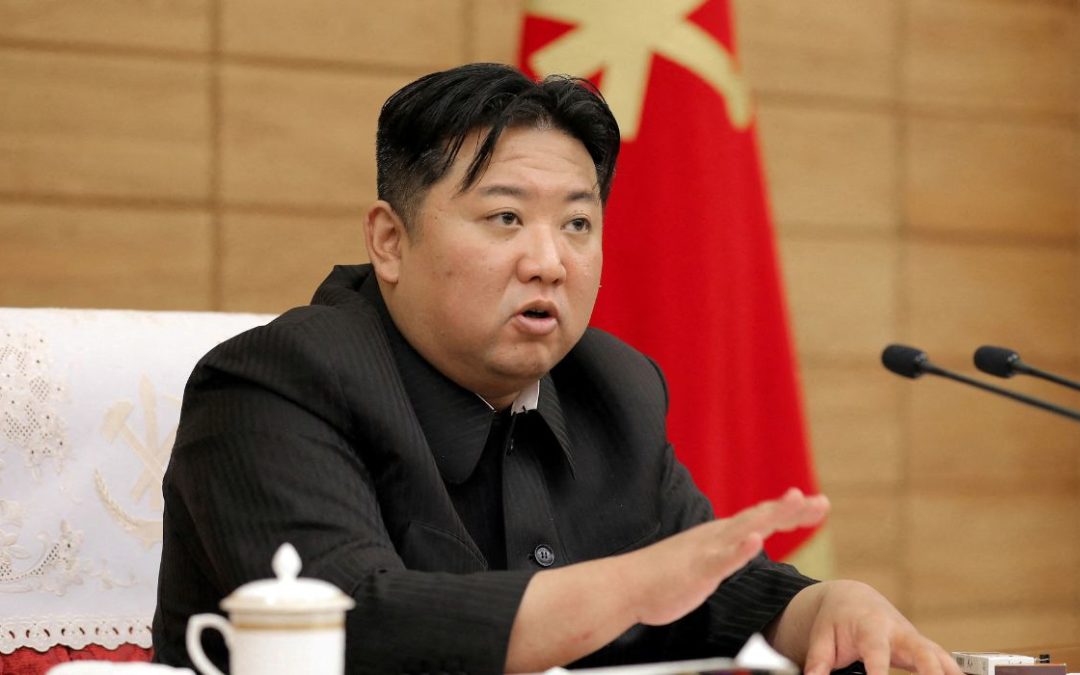 Kim Calls for Bolstering North Korea Defense
