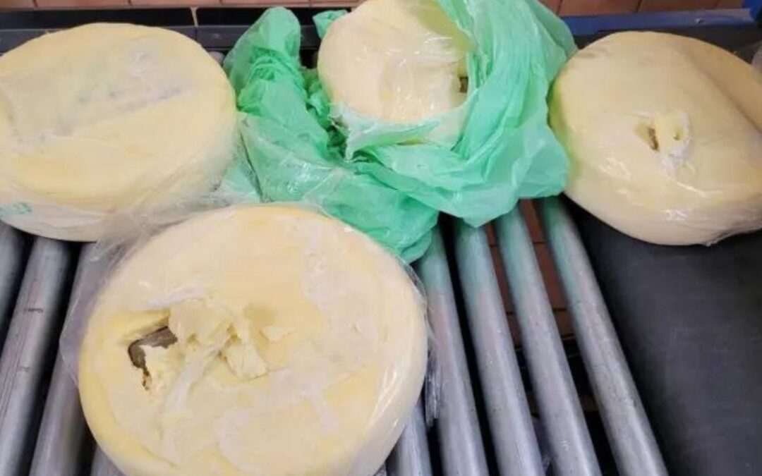 Cocaine-Filled Cheese Wheels Seized at Border