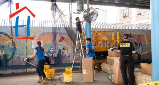 JCB Helps Haven for Hope Shield Clients From Elements