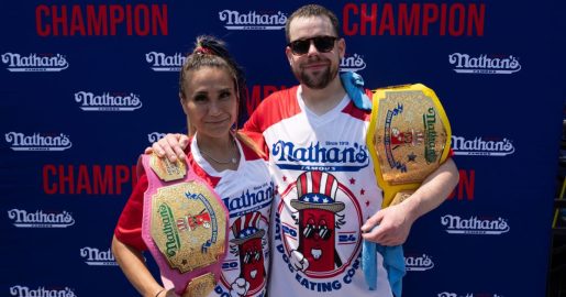 Bertoletti, Sudo Dominate Nathan’s Hot Dog Contest