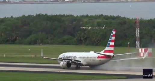 Another Boeing 737 Airplane Blows Tire