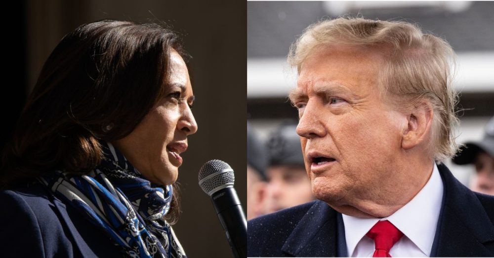 Trump, Harris In Tight Race