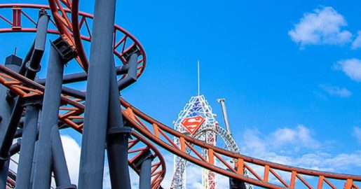 Three Passengers Stranded On Roller Coaster Car At Six Flags Over Texas In Arlington