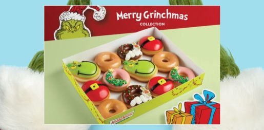 Krispy Kreme’s ‘Merry Grinchmas’ Doughnut Collection Launches In Dallas