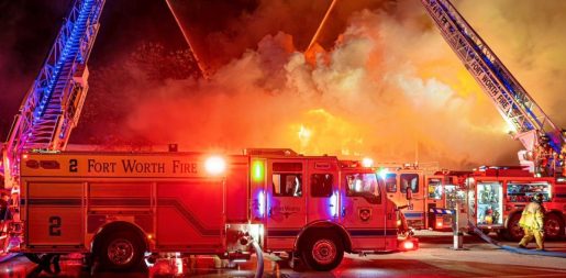 Fire Ravages Historic Fort Worth Main Street Buildings