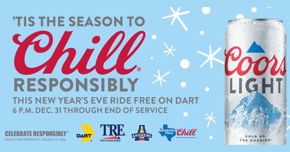 DART Offers Free Rides On New Year’s Eve